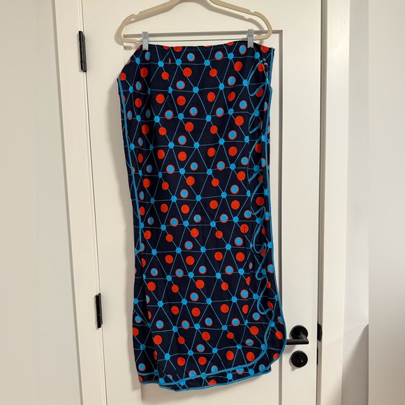 telene Dresses & Skirts - Telene vibrant wrap wiggle skirt